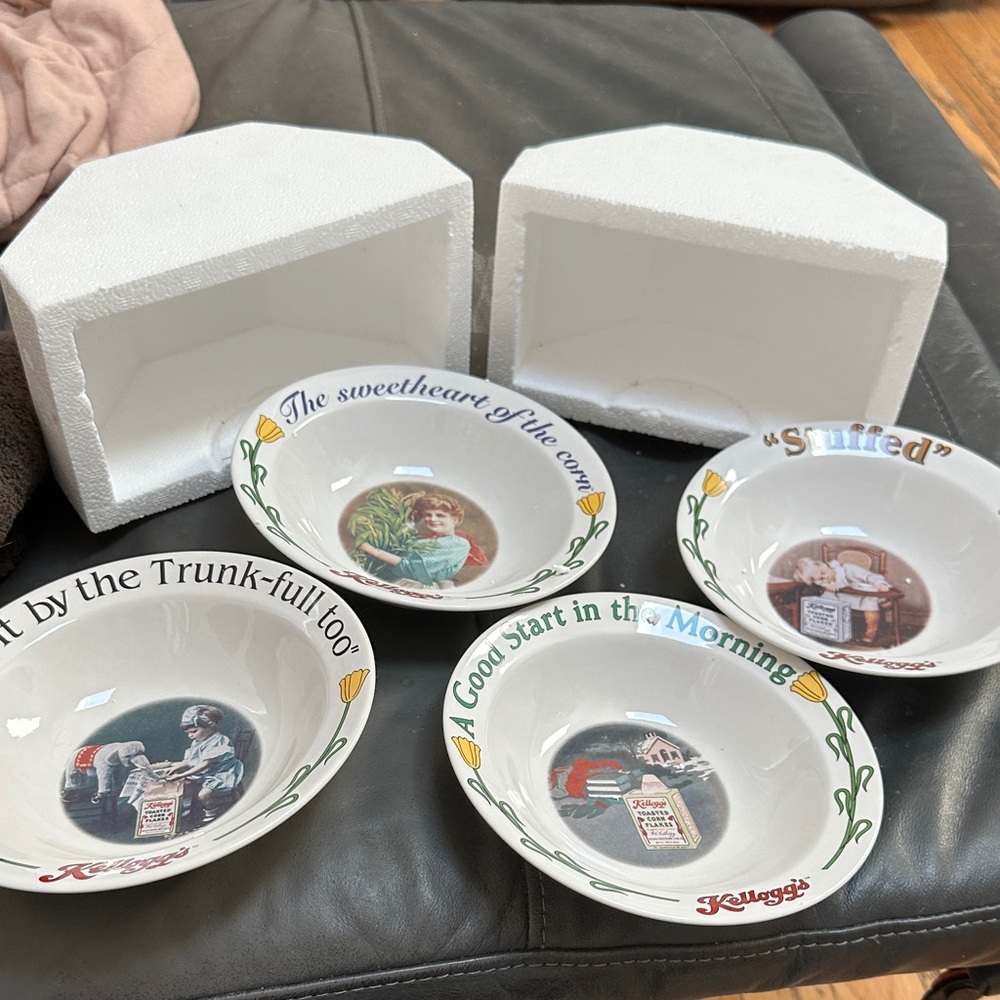 Kellogg's Retro Cereal Bowl Set - White